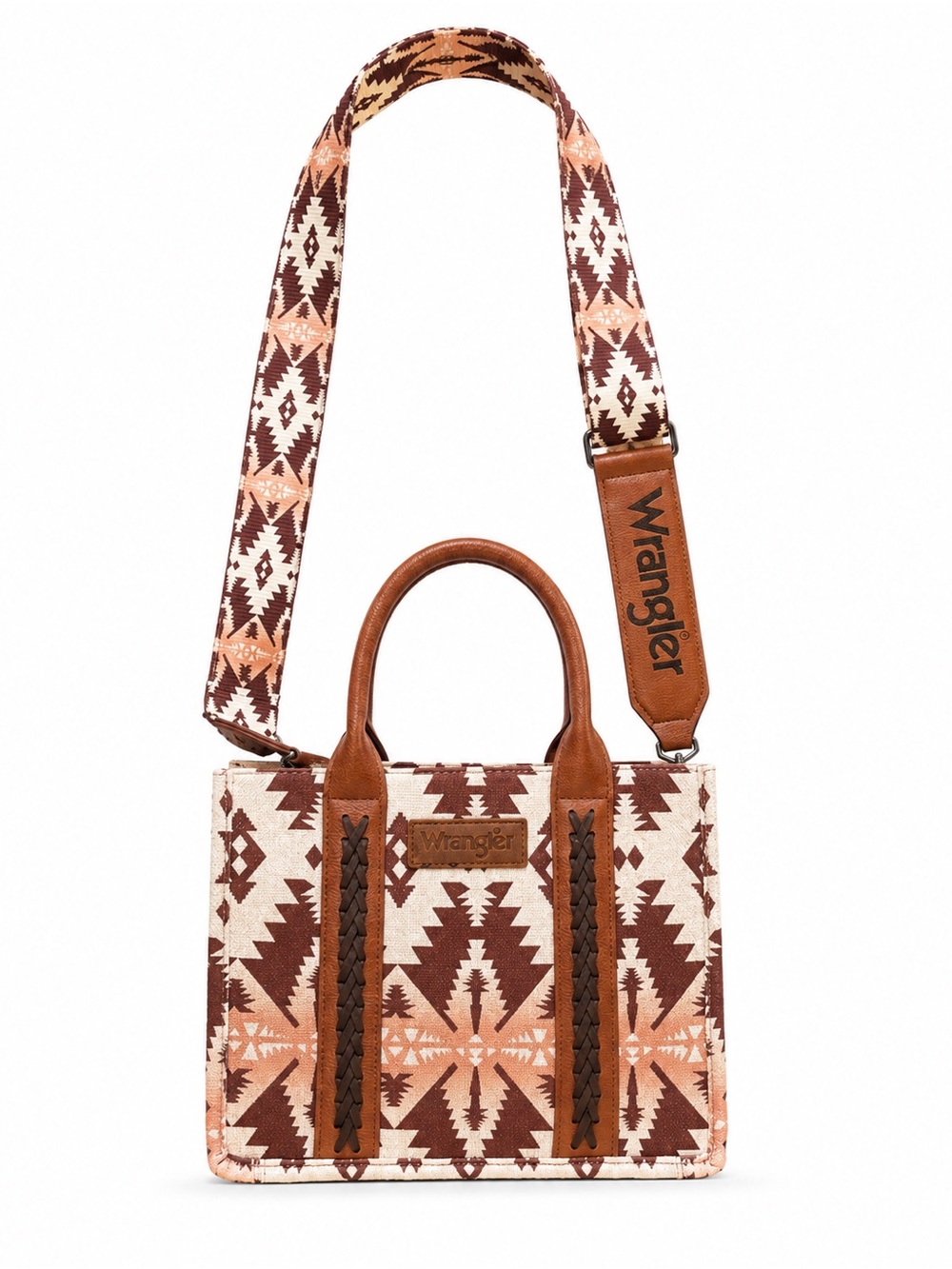 Wrangler Southwestern Print Crossbody Tote Bag